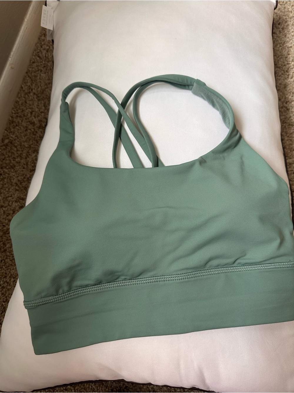 Lululemon Energy Longline Bra - Crater Blue size 6 NWT never worn - Picture 4 of 8